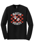 Martin Checkerboard Long-Sleeve Tee