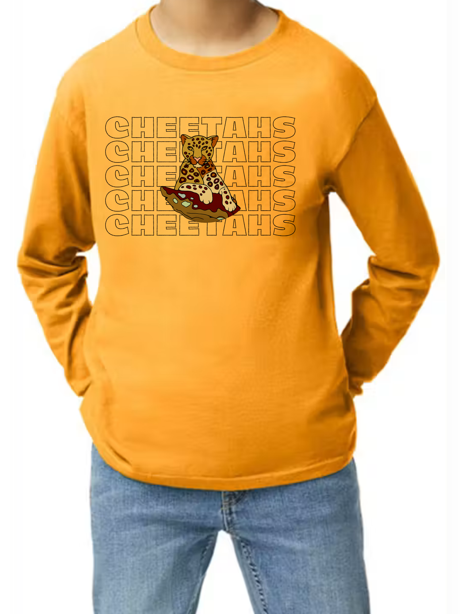 Cheetas Long-Sleeve Tee