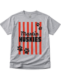 Martin Huskies Striped T-shirt